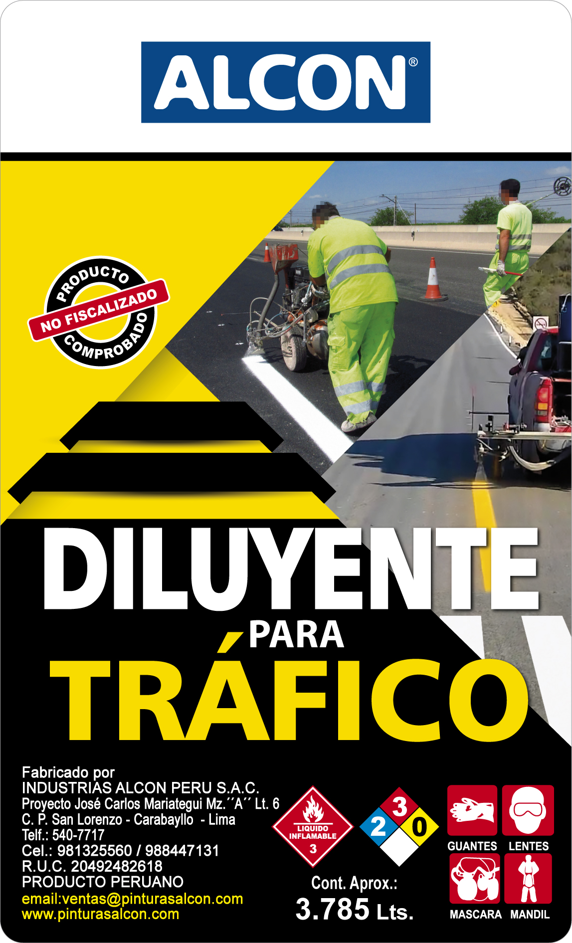 Diluyente para trafico alcon