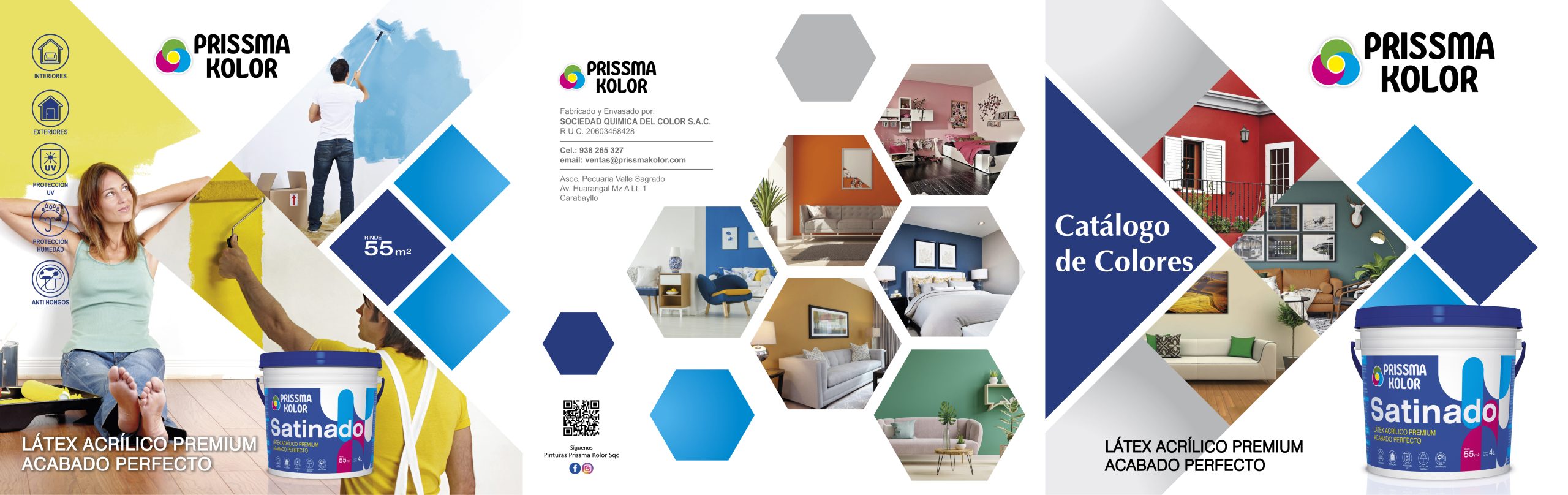 Catalogo de colores satinado prissma kolor