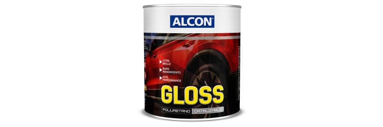 gloss alcon etiqueta para hojalata